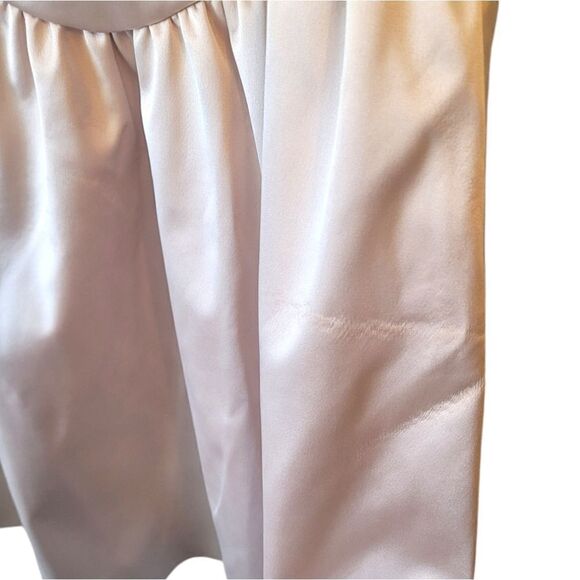 Miss Selfridge Satin Champagne Babydoll Mini Dress - Picture 5 of 6